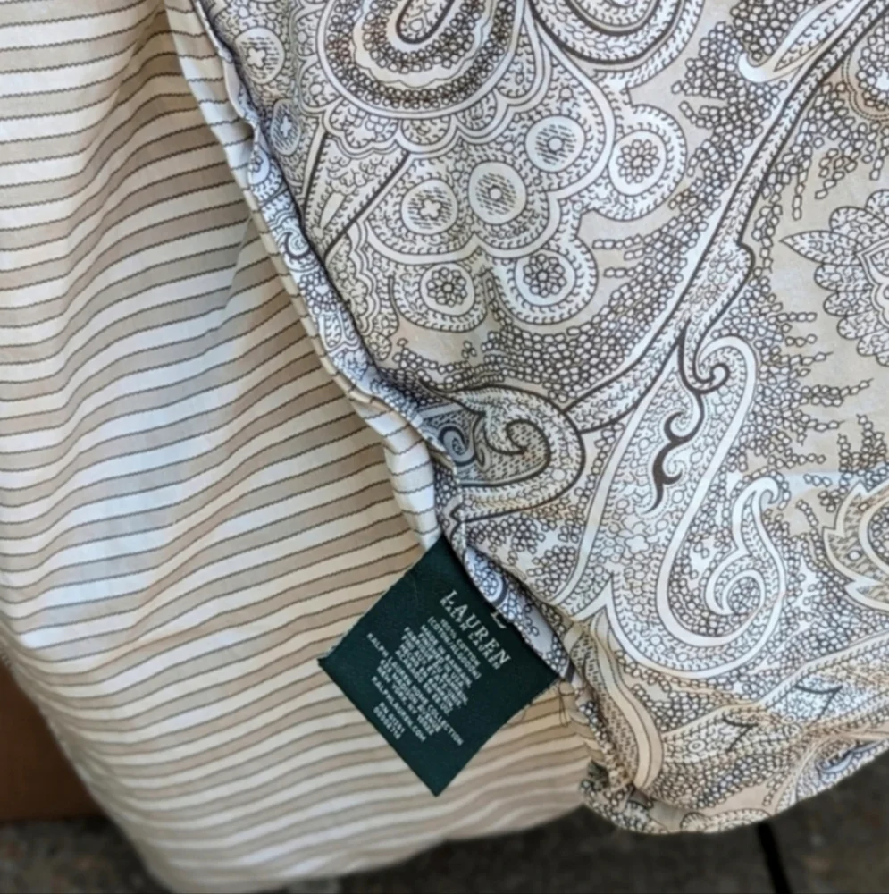 VINTAGE LAUREN RALPH LAUREN Reversible Comforter Set Home Collection